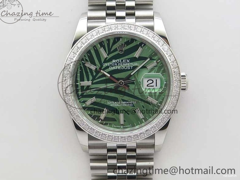 Bracelet 1:1 BP Best on Edition DateJust Dial SS 36 Green Maker New Jubilee 126284 0414